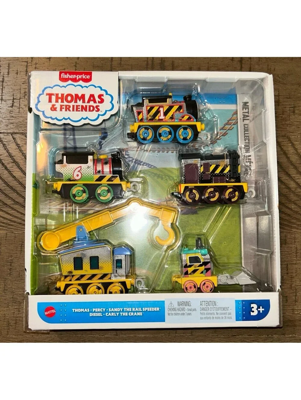 Thomas & Friends Construction Crew 5-Pack Die-Cast Metal Trains NIB